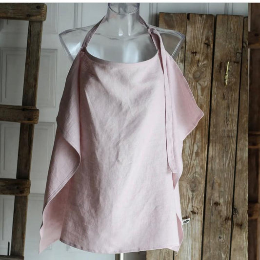 Linen Breastfeeding Cover, Linen Nursing Cover Up, Linen Bab